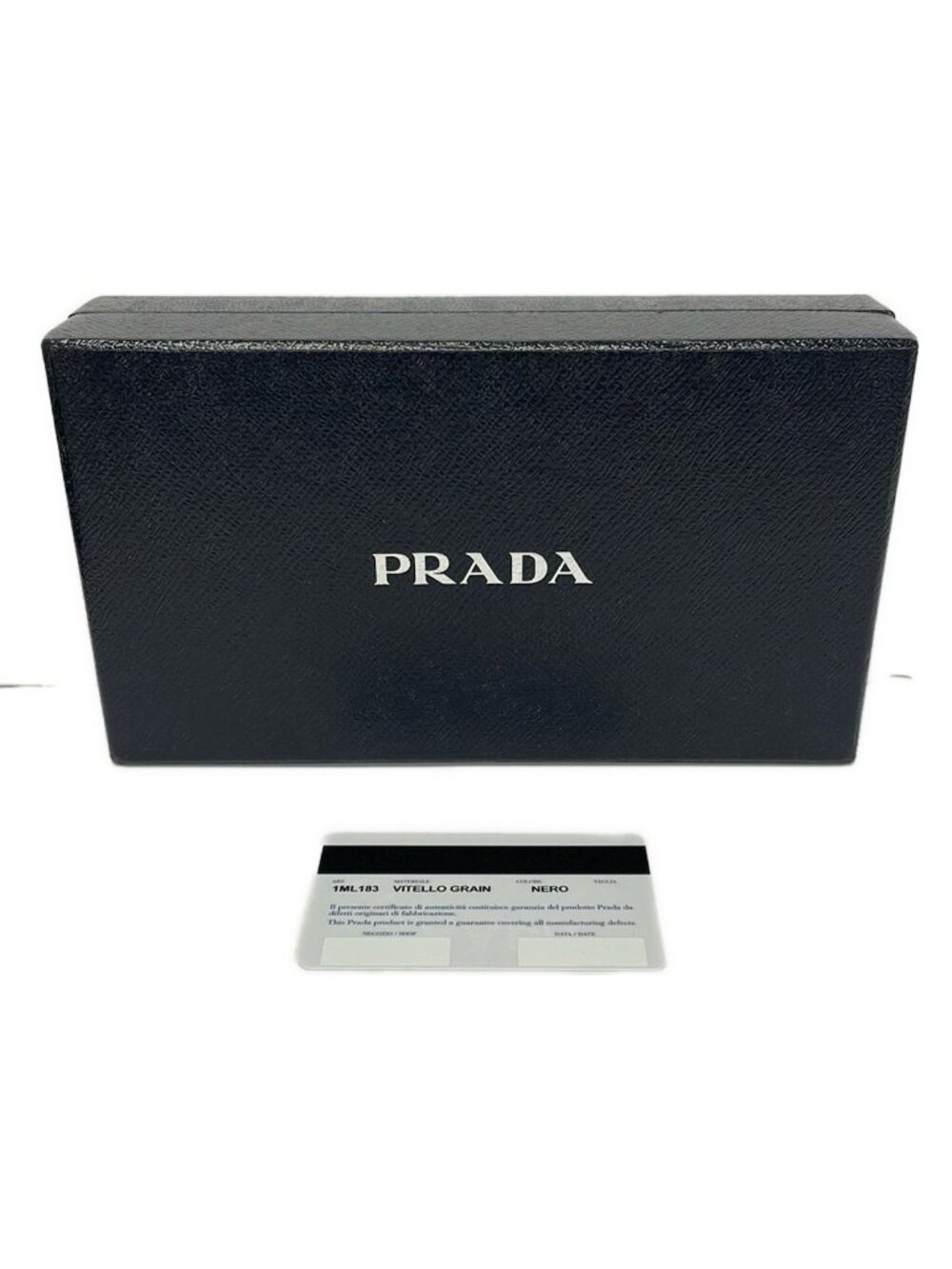 Prada Wallet Black L-shaped Zipper Leather - Picture 7 of 7